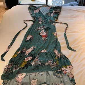 LoveStitch floral wrap dress